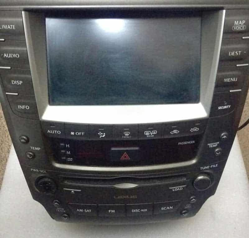 2006 2013 Lexus Is250 Is350 Is F Navigation Touch Screen Repair Tanin Auto Electronix