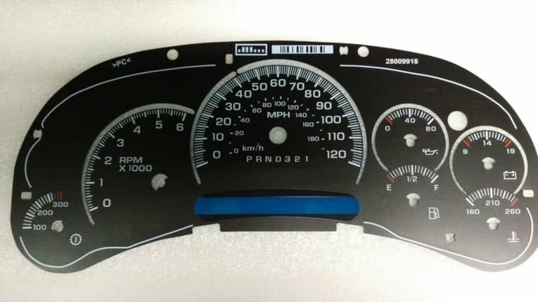 Face Gauge Overlay, 2006-2007 GMC & Chevy Trucks | Tanin Auto